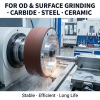 Meules en résine CBN personnalisées 1A1 Meule diamantée à liant résine pour carbure et acier rapide pour le meulage de pièces en aluminium