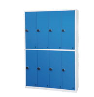 Casier de salle blanche en acier inoxydable à 6 portes pour usine et laboratoire, armoire de stockage sécurisée antistatique