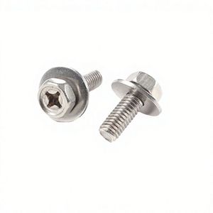 Vis à tête cylindrique à six pans creux (Torx) en acier, finition oxyde noir, filetage fin, T15 T10, 6-48 8-40 - Product Image 5
