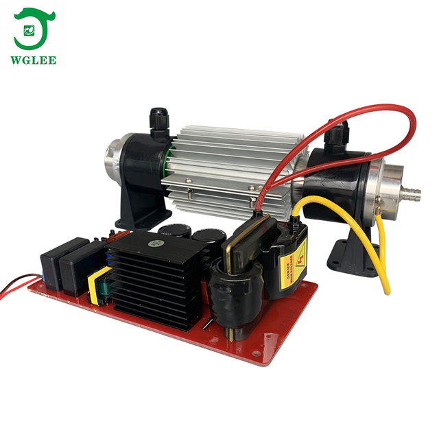 10G/H Ozone Tube Generator Kit 10-100W Adjustable Stainless Steel Electric Water Cooling for Hotels Cars Garages