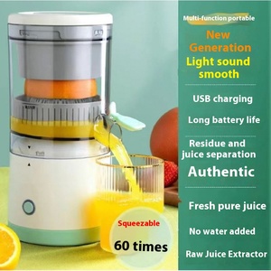 Máy ép trái cây đa năng tự động cầm tay nhỏ gọn, dùng cho gia đình, không dây, sạc USB, chất liệu nhựa, dùng được cho trái cây và rau củ - Product Image 5