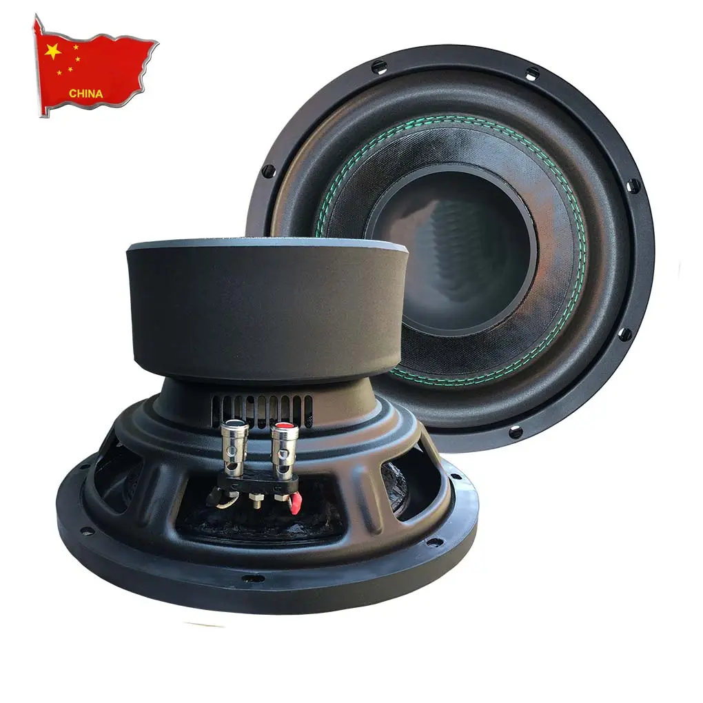 Wholesales סין וופר מחיר 10 אינץ 500 ואט תת/וופר באיכות גבוהה רכב אודיו סאב בס רמקול DVC 4Ohm 2.5 "סליל