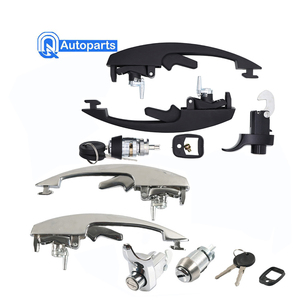 Juego de Manijas Exteriores para Coche Q, Cerradura de Encendido y Cerradura de Portón Trasero 111837205J 111837205 1BM827503 1BM837205 para Volkswagen Beetle 1968-1979 - Product Image 1