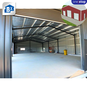 Garage préfabriqué de structure métallique de service à guichet unique, granges de garage de voiture de bâtiment de structure métallique - Product Image 4