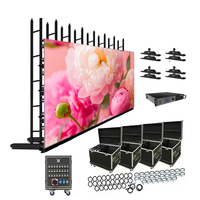 DJ Kabini Performansı P3.91 Yüksek Parlaklıklı LED Video Duvarı 500x500mm Hızlı Kurulumlu Kiralık Kulüp İçin