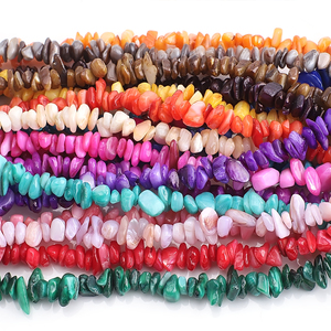Perles de coquillages multicolores et gravier poli Zhubi |   Matériaux de <span class=keywords><strong>bijoux</strong></span> DIY de style plage énergétique de yoga transfrontalier en gros - Product Image 3