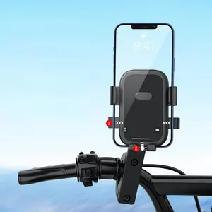 אופני הרים אוניברסליים אופנוע מחזיק טלפון סלולרי תושבת כידון תמיכה בטלפון נייד לאופניים