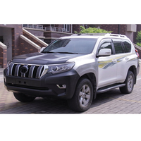 YBJ Kit de carrosserie d'accessoires de voiture pour Prado 2008-2015 à 2018-2021 FJ150 Kit de mise à niveau modifié phare LC150 Kit de carrosserie