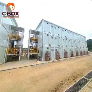Cbox Vente en gros de bâtiments modulaires préfabriqués à 3 étages, dortoir, bureau, hôpital, salle d'isolement, maison conteneur mobile détachable - Product Image 4