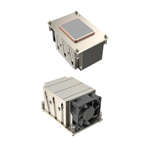 Servidor 2U LGA4926 <span class=keywords><strong>ARM9</strong></span> Procesador activo Enfriador de <span class=keywords><strong>CPU</strong></span> de refrigeración por aire con ventilador Pwm de 4 pines 5 Tubo de calor Aleta de cremallera de aluminio Disipador de calor de <span class=keywords><strong>CPU</strong></span> - Product Image 1