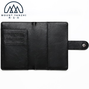 Portefeuille de voyage de luxe en cuir véritable avec logo personnalisé de haute qualité, protection RFID, porte-passeport, porte-cartes de crédit, marque Mount Yanzhi - Product Image 1