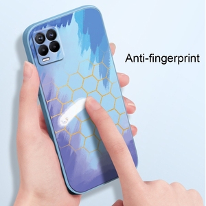 Custodia morbida quadrata in Silicone per Oppo <span class=keywords><strong>Realme</strong></span> 8 7 Pro 4g 5g 6 5 6i <span class=keywords><strong>5i</strong></span> C3 6s Cover posteriore dipinta ad acquerello Realme8 Realme7 - Product Image 5