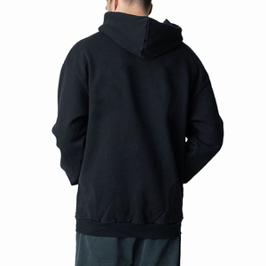 Sweat-shirts pour hommes en coton lourd décontracté de style streetwear, logo personnalisé, sans cordon de serrage, lavés, amples, sweat-shirts pour hommes - Product Image 4