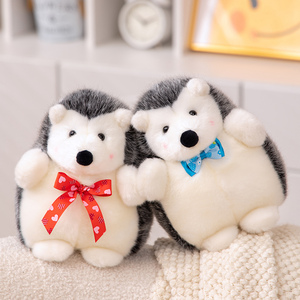 Oferta Especial - Peluche - Compañero Reconfortante - Juguete de Peluche Realista Ultra Suave de 20 cm, 2 Unidades Erizo con Lazo en el Cuello - Product Image 2