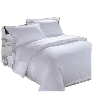 Wholesale 100% cotton egyptian cotton bedding sets luxury bed sheets for 5 star hotel