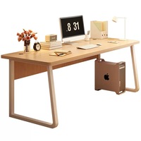 Bureau d'e-sport moderne et simple pour la maison, bureau réglable en hauteur, bois, petit appartement, location de maison, modèle