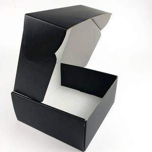 De Blanco logotipo negro de impresión de cartón corrugado <span class=keywords><strong>duro</strong></span> de la caja de papel para embalaje de regalo - Product Image 5