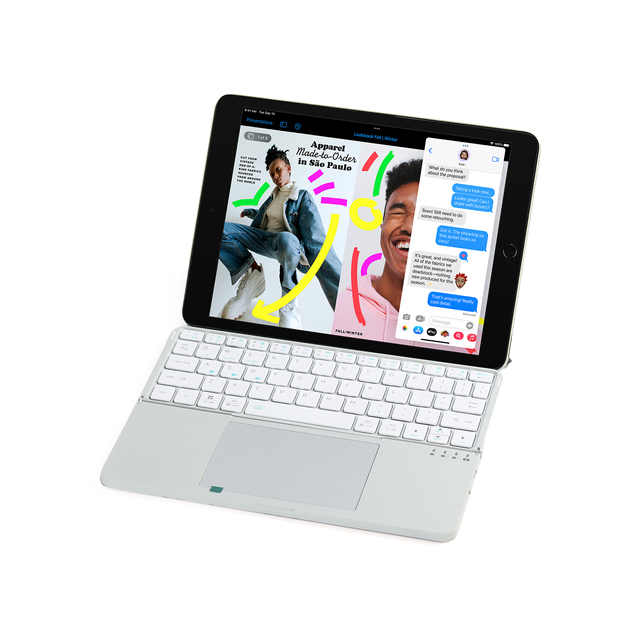 Portable Wireless  Keyboard with Touchpad Foldable Design for iPad Android Windows Mac Office Travel