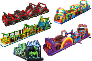 Carrera de obstáculos de Peine inflable grande divertida con material de PVC de 0,9mm y garantía de 3-5 años para eventos de equipo y <span class=keywords><strong>alquileres</strong></span> de fiestas - Product Image 3