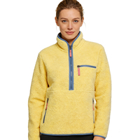 Chaqueta de Forro Polar para Mujer, Fabricada en Fábrica, para Primavera, Ecológica, Transpirable, con Cierre Simple
