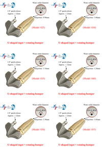 <span class=keywords><strong>Coupe</strong></span>-racines avec pliage sous pression, buse de <span class=keywords><strong>canalisation</strong></span> turbo en laiton, buse de jet turbo inversé en laiton - Product Image 3