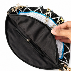 Elegante Bolso de Mano Suave para Mujer con Diseño de Ojo Turco Multicolor, Nuevo Bolso de Hombro con Cadena a la Moda para Mujer al Mejor Precio por Proveedor - Product Image 4