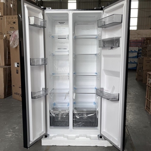 Réfrigérateurs côte à côte H 495L avec distributeur d'eau, grande capacité, réfrigérateur à double porte, congélateur, réfrigération et congélation - Product Image 3