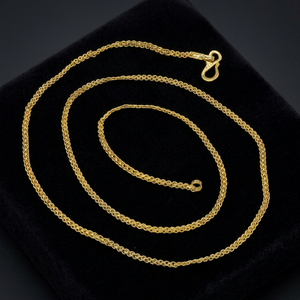 Cadena de Moda Chapada en Oro de 14K, 18K, 24K, Diseño Palomitas de Maíz, Venta al por Mayor - Product Image 4