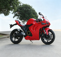 Vente directe usine, stock important, moto électrique tout-terrain à deux roues, classe course, structure stable, rouge et attrayante, à vendre