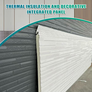 Panneau sandwich en métal isolé Eps 100 mm, écologique, imperméable, léger, pour l'<span class=keywords><strong>isolation</strong></span> des murs et des plafonds extérieurs - Product Image 1