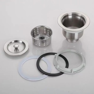 Juego de Desagües para Fregadero de Acero Inoxidable, Diseño Minimalista con Curva en S, Antiolor, Accesorio para Fregadero de Cocina, para un Solo Fregadero, Superficie Cromada - Product Image 2