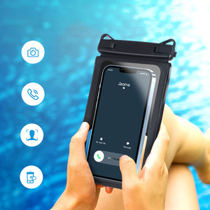 กระเป๋าใส่โทรศัพท์มือถือคาดลำตัวกันน้ำกระเป๋า IPX8สองช่องแห้งกันน้ำ - Product Image 5