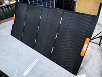 Kit de voyage Topsky personnalisé en ETFE, panneau solaire monocristallin pliable à quatre volets, utilisation domestique, 200W, mini panneau solaire portable avec poignée