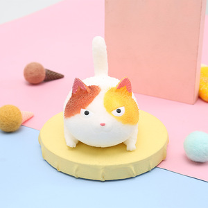 Decompression Vent Bravo Simulação Cat Squeeze Toy Mini Squishes Animal Squishy Mochi Squishy Animais <span class=keywords><strong>Stress</strong></span> Relief fidget Toy - Product Image 5