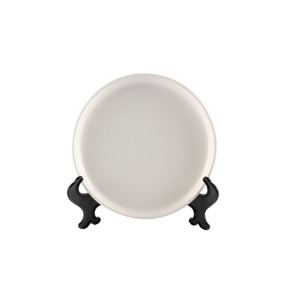 Vaisselle Assiette en grès blanc noir vert de grande valeur pour mariage et fête Assiette occidentale Vaisselle Chic Français Antique - Product Image 4