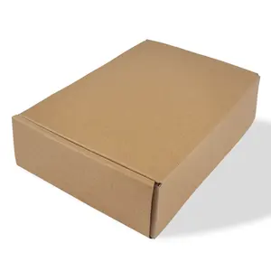 Çevre dostu özel Logo bir tarafı baskı oluklu kağit kutu hediye kutusu
