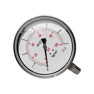 Customizable Stainless Steel Pressure Gauge High Vacuum Manometer Pressure Gauge