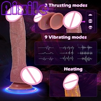 Vibromasseur réaliste en forme de pénis, gros et épais, pour stimulation du point G et jouets sexuels anaux pour femmes
