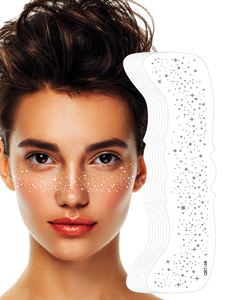 Metallic Glitter Freckle Temporary <b>Tattoo</b> Sticker Gold Silver Rose Gold Waterproof Face Body Makeup Party Festival Use - Product Image 2