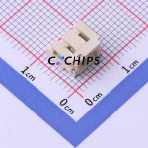 WAFER-PH2.0-2PWB Wire-to-Board Pin Header SMD,P=2mm,Horizontal Mount Connector 1x2P 2mm Horizontal Mount PH - Product Image 1