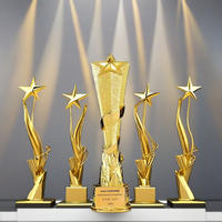 Vente en gros de trophée en résine personnalisé Trophée en résine de cérémonie avec votre propre logo personnalisé