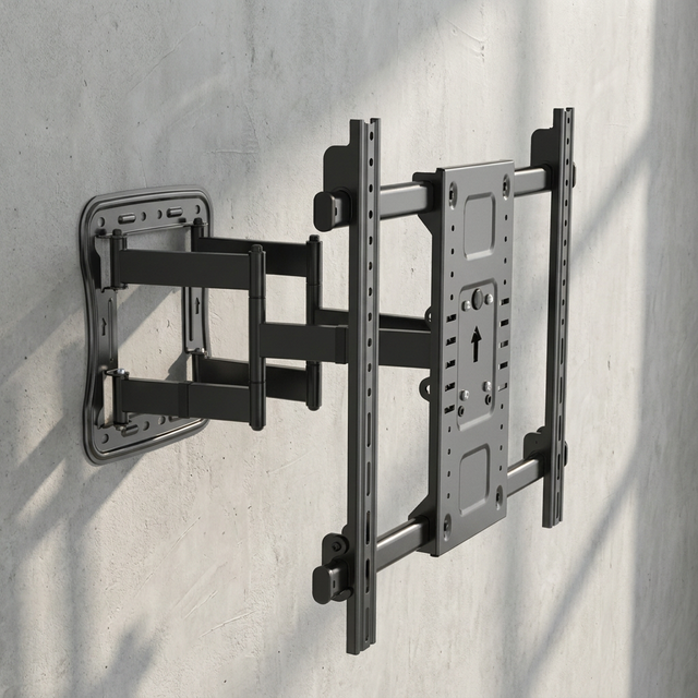 Fast Delivery Wholesale Tv Wall Mount Heavy Duty Tilt Swivel Cold Rolled Steel Television Tv Rotating Device