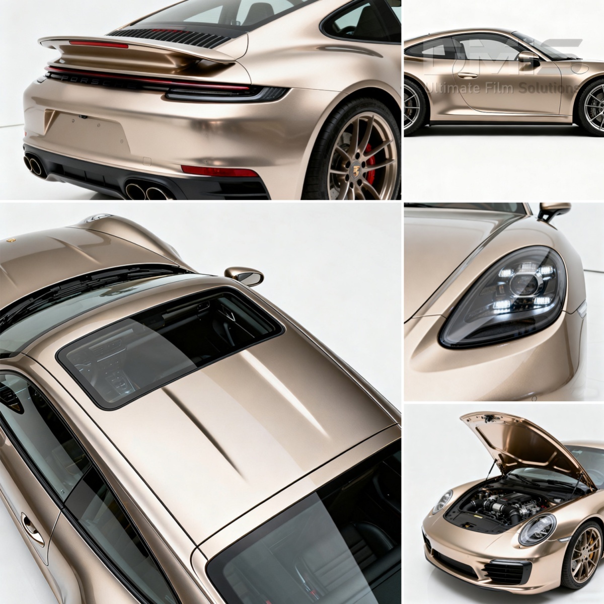 Satin metallic Glossy Champagne