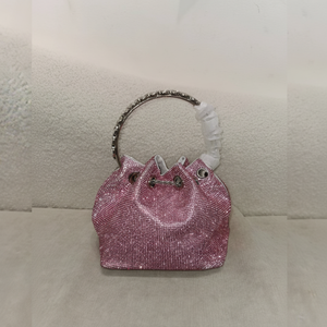 Women AllMatch Straw Shoulder Bag Chain Woven Crossbody Bag Metal Handle Elegant Evening Bag <b>Rainbow</b> Weave Beach Party Clutch - Product Image 1