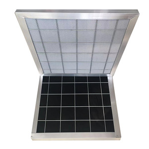 Tĩnh điện Pleated Bảng điều chỉnh Lọc 16x25x1 không khí gây dị ứng làm sạch thay thế lò A/C HVAC có thể giặt chặn không gỉ Mới - Product Image 3