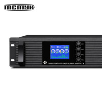 M-7046 Profesional 650W Amplifier Digital Empat Kanal 20Hz-20kHz Respon Frekuensi <0.05% THD Metal Slew Rate 40V/uS Damping