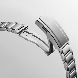 Reloj Mecánico Longines de Lujo con Esfera Azul, Marcadores Simples GMT, Segundero Visible y Correa de Acero Inoxidable - Product Image 5