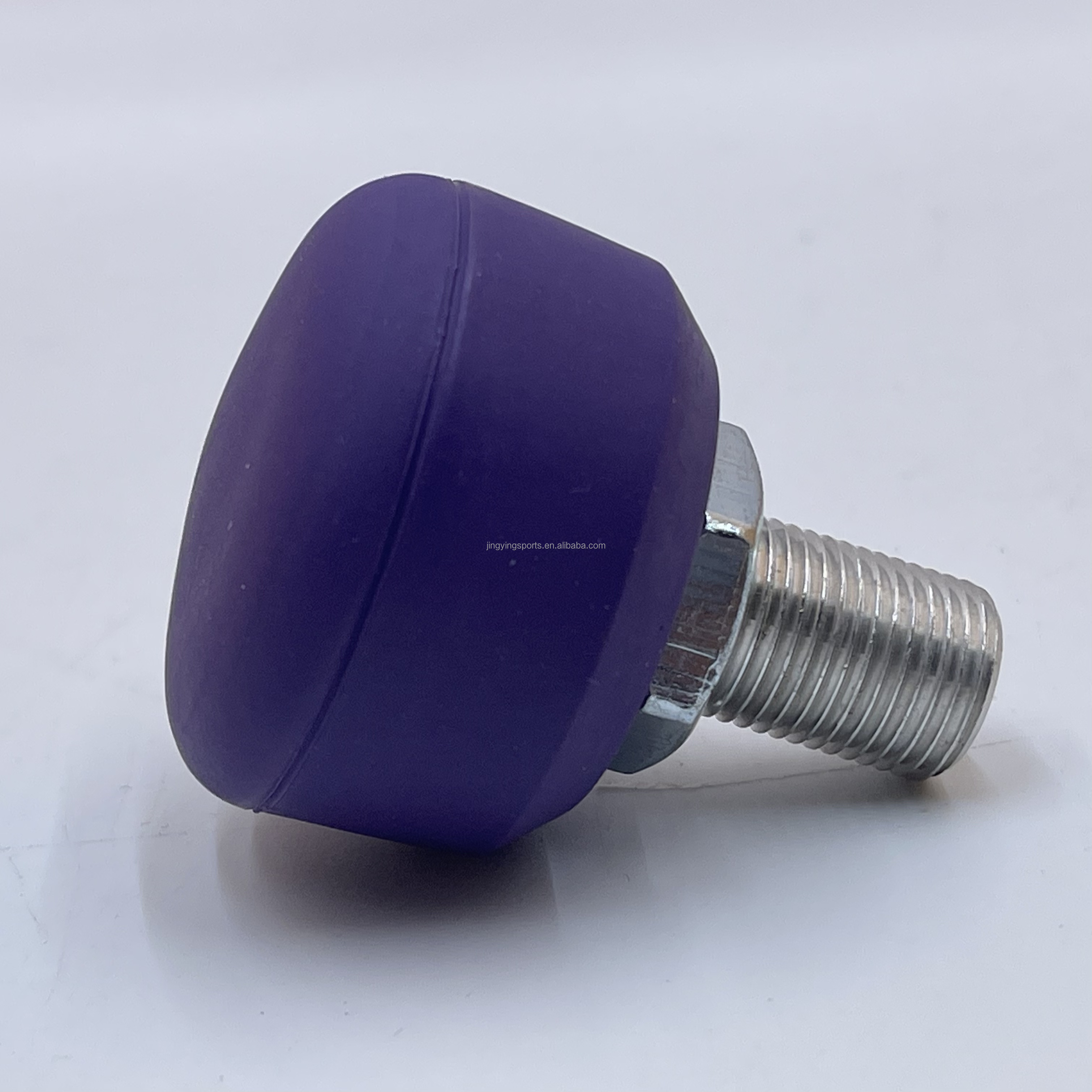 Purple double-row rubber head brake head