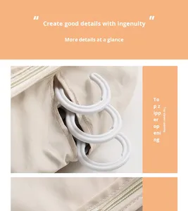 Bolsa de Almacenamiento para Chaqueta BRM Peach Skin, Funda Protectora para Ropa y Abrigos, Bolsa Transparente para Guardarropa, Estilo Moderno y <span class=keywords><strong>Simple</strong></span> - Product Image 5