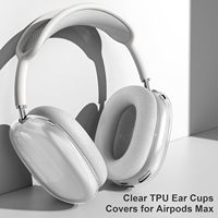 Étui pour écouteurs transparent souple anti-chute en TPU, fabrication en usine, couleur et taille personnalisables, vente en gros en Chine